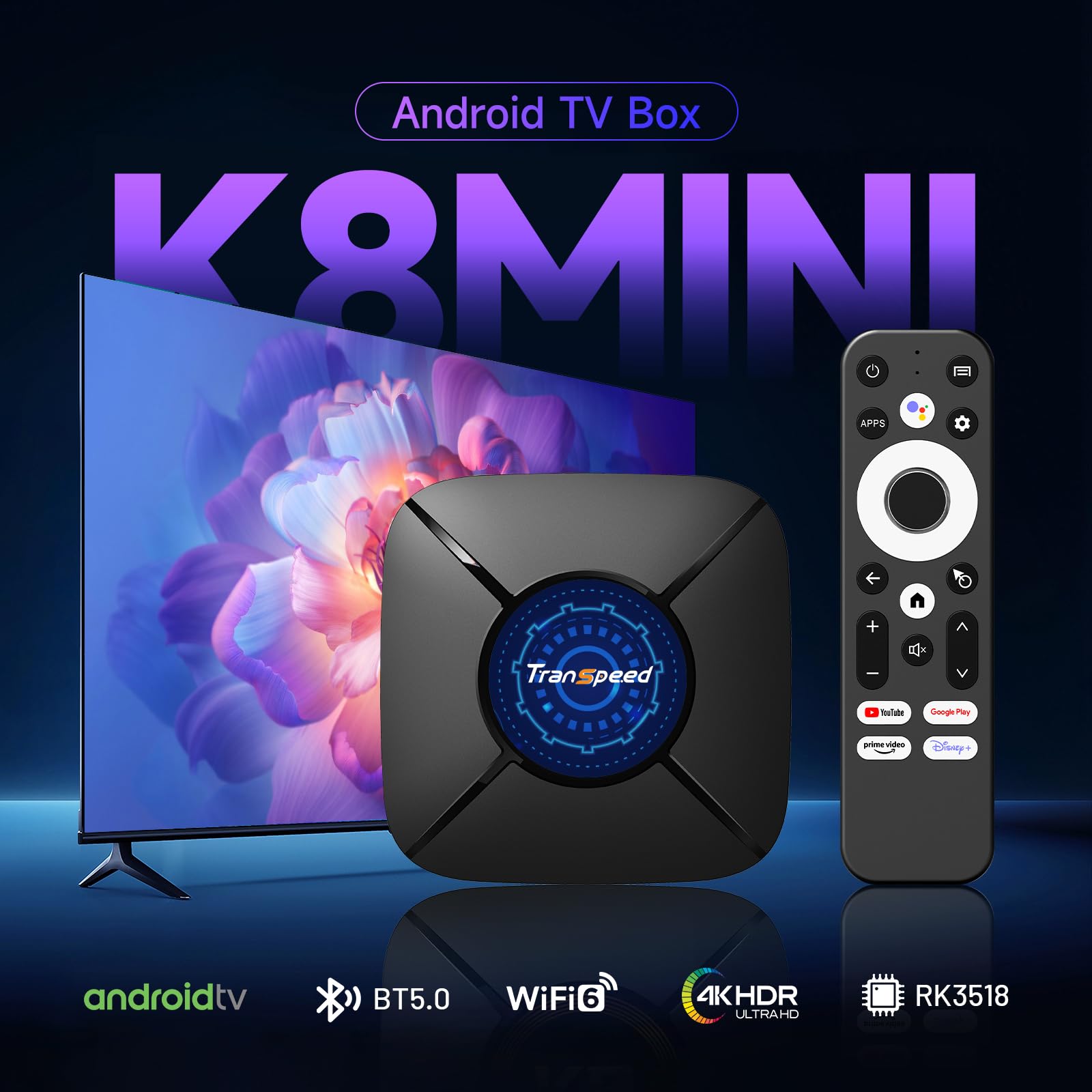 Amazon.com: Android TV Box 14.0 2026 Upgraded, Android Box 2G RAM